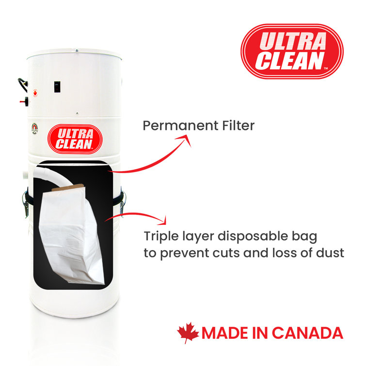 Ultra Clean Canister Vacuum Wayfair Canada